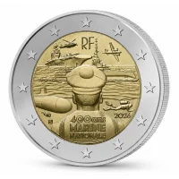 2 euro commémorative France 2026 - Marine Nationale
