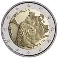 2 euro commémorative Saint-Marin 2026 - anniversaire de la mort du Titien (coffret polissage inversé)