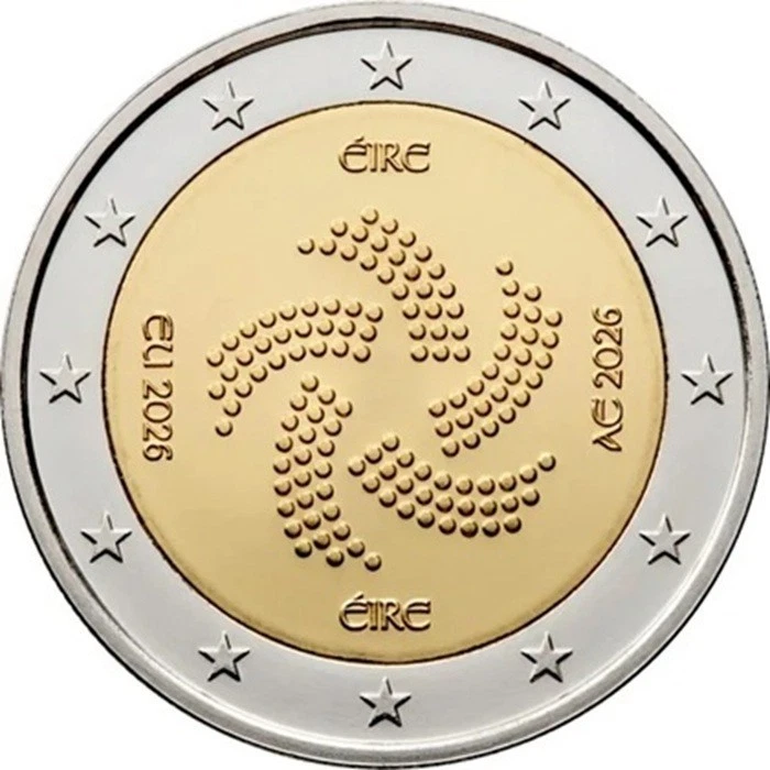 2 euro commémorative Irlande 2026 – Présidence du conseil de l’UE