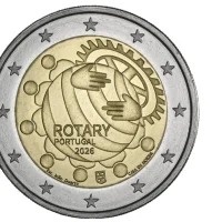 2 euro commémorative Portugal 2026 - 100 ans du Rotary Club