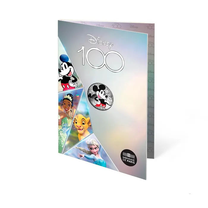 10 euros argent France 2023 - 100 ans de Disney (coincard)