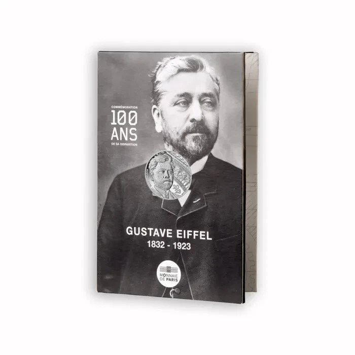 10 euro argent France 2023 - 100 ans de Gustave Eiffel (coincard)