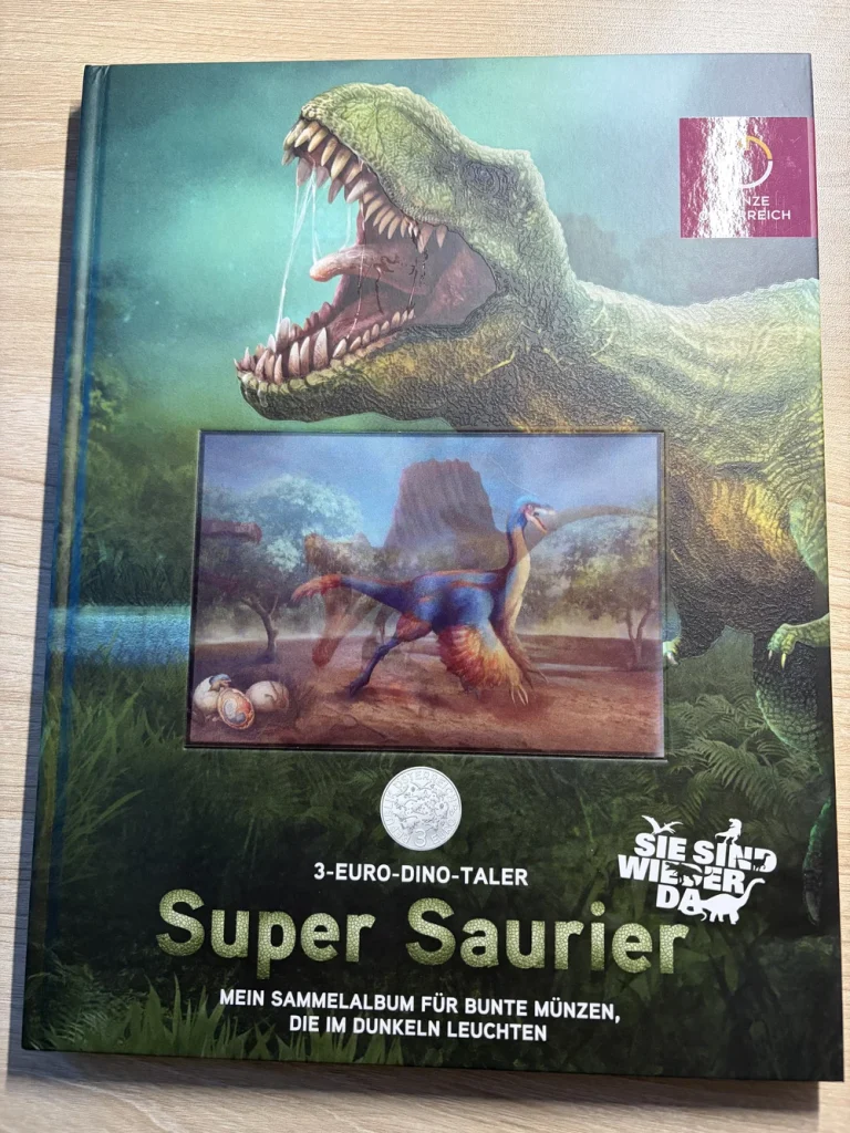 Collection complète Super Saurier Autriche - album + 12 pièces de 3 euro